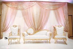 Chaises de designer de mariage sculptées en or, Chaises de marié en métal et laiton/Fabricants de meubles de mariage - Product Image 2