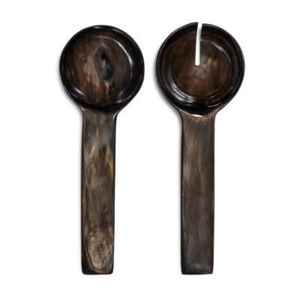 Cucharas de cuerno naturales hechas a mano Mango de estilo Ángel Excelente diseño para condimentar Azúcar Cocina por Crescent Crafts - Product Image 1