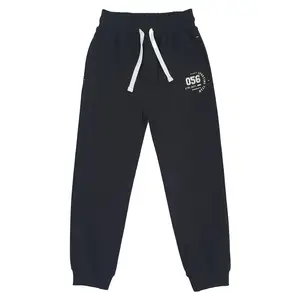 Pantalones elegantes para niños, ropa de algodón con cordones negros, gran oferta - Product Image 1