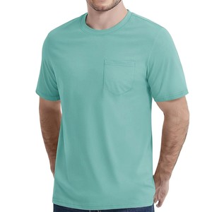 Camisetas transpirables ajustadas de talla grande para hombre, ropa de calle de Color sólido en blanco liso de calidad superior - Product Image 1