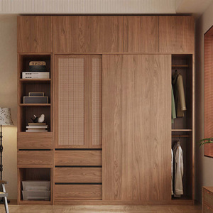 Armadio Moderno Componibile per Camera da Letto, <span class=keywords><strong>Guardaroba</strong></span> Personalizzato <span class=keywords><strong>in</strong></span> <span class=keywords><strong>Legno</strong></span>, Cabina Armadio Durevole e Regolabile, Armadi Indipendenti - Product Image 2