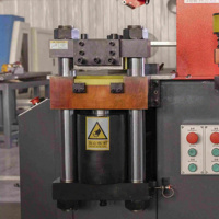 Máquina CNC Industrial LEADWIN para Perforación, Corte y Doblado de Barras de Cobre y Aluminio