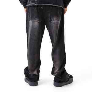 Chándal de lavado ácido para hombre de nuevo diseño, chándal de lavado ácido sostenible antiarrugas de alta calidad - Product Image 4