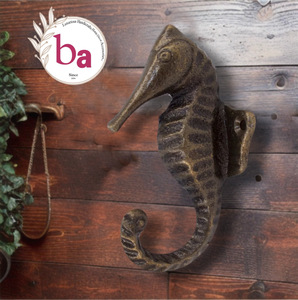 Catégorie de produit Crochets et Rails en fonte Cheval de mer de style américain en laiton antique - Product Image 2