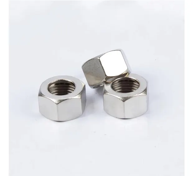 Customized Size 1/4 3/8 1/2 3/4 Thread Brass and Stainless Steel Hex Nuts for Sanitary Hardware Fittings at Lowest Price