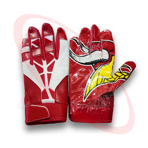 Guantes de bateo de béisbol profesionales en protección de manos de cuero sintético para hombre y mujer Gants de frappeur de baseball - Product Image 1