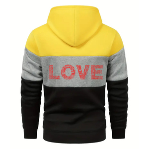 Sudadera con Capucha Multicolor para Hombre, 100% Algodón, Ligera, Casual, Versátil, Personalizable, Transpirable, Ecológica, Térmica - Product Image 2