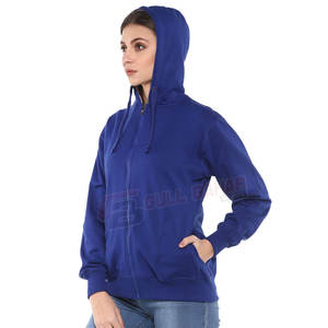 Nouveau modèle Sweat à capuche pour femme Street Wear Taille adulte pour l'hiver Couleur unie avec logo avant et col à capuche - Product Image 4