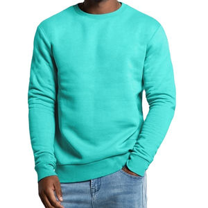 En blanco stock liso unisex hombres sudadera de gran tamaño muestras gratis para hombres Sudadera de cuello redondo gruesa en diferentes colores - Product Image 1