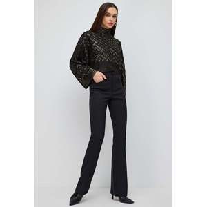 Suéter de Punto Trenzado con Estampado Floral para Mujer, Transpirable, Fino, Informal, con Decoración de Botones para Otoño e Invierno - Product Image 1