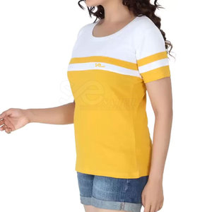 Camisetas cómodas de alta calidad hechas de poliéster y algodón de secado rápido para mujer - Product Image 5