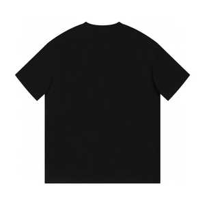 T-shirt pour homme de qualité 100% coton Col rond Manches courtes Tailles grandes disponibles Couleurs unies Respirant Écologique - Product Image 4