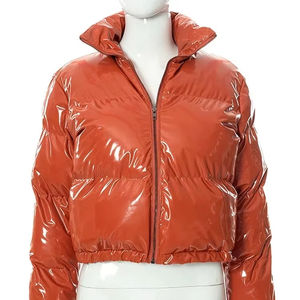 Chaquetas acolchadas para mujer, moda de invierno 2025, abrigos de burbujas informales gruesos y cálidos de manga larga para mujer - Product Image 1