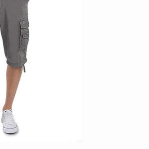 Shorts en denim sergé pour homme, pantalon cargo à fermeture éclair, service OEM - Product Image 6