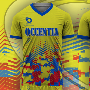 Maillots de football personnalisés en polyester respirant léger à manches courtes, ensembles d'uniformes de sport complets - Product Image 3