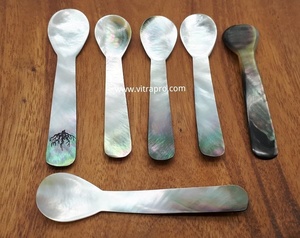 VITRAPRO-cuchara de Caviar con perlas para la madre, hecha en Vietnam para helado, té, café, restaurante de gama alta, Natural - Product Image 3