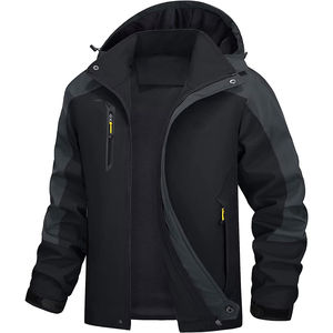 Nuevo Tipo de chaqueta cortavientos impermeable personalizada para hombre invierno Casual entrenamiento al aire libre-cremallera para todas las estaciones Unisex personalizado - Product Image 2