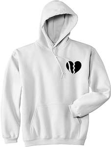 Sweat à capuche brodé en chenille surdimensionné 100% coton pour hommes - Product Image 5