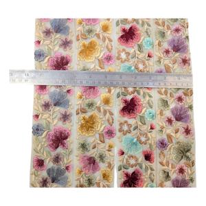 2025 High Quality Designer Embroidered <b>Beaded</b> Lace <b>Trim</b> Dresses Sequins Decorated Ribbons Wholesale Price Export to India - Product Image 1