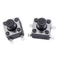Interrupteur à bouton-poussoir tactile TS-06104, montage en surface SMD, 4 bornes, clavier à membrane pour appareils électroniques
