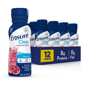 Boisson nutritive liquide Ensure, 0 g de matières grasses, 8 g de protéines, Myrtille Grenade, 10 fl oz (lot de 12) - Product Image 3