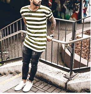 <b>Men's</b> Medium Oversized Longline Drop Shoulder T-Shirt <b>Mens</b> <b>Long</b> Shirt Cheap and comfort Wholesale Stock From Bangladesh - Product Image 6