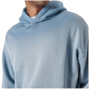 Alta calidad 500gsm Heavyweight Pullover Hoodie French Terry Hoodies Drop Shoulder Sudaderas con capucha de gran tamaño para hombre en Nurak en 2025 - Product Image 5