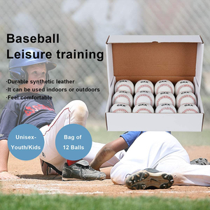 TeeBall de 9 pulgadas del fabricante superior, béisbol para jóvenes/niños, lanzamiento suave, bateo, Fielding, golpear, práctica de lanzamiento, entrenamiento de Softbol - Product Image 5