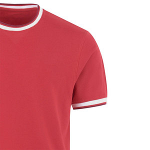 Camiseta de Jersey 100% Algodón de Alta Calidad OEM para Hombre, Cuello Redondo, Manga Corta, Logotipo Personalizado Impreso, Patrón Sólido, Secado Rápido, Transpirable - Product Image 2