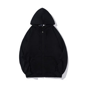 Fabrication professionnelle mode haute qualité sweats à capuche personnalisés unisexe sweat à capuche zippé pour la sublimation de la teinture 100% coton teint uni - Product Image 5