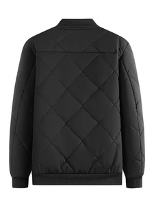 Nueva Chaqueta Acolchada de Lona Recubierta para Hombre, Talla Grande, Personalizada, Impermeable, Cortavientos, Estilo 2025, Venta al Por Mayor - Product Image 2