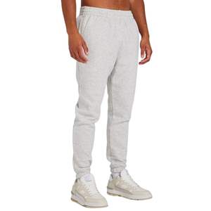 Pantalon de survêtement décontracté gris chiné pour homme, coupe décontractée, 80% coton molletonné, taille élastique, durable, à porter tous les jours, logo en relief, séchage rapide - Product Image 4