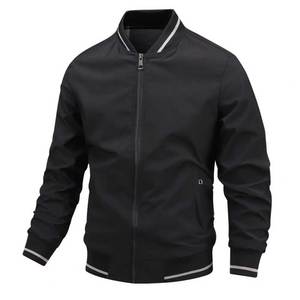 Chaqueta Bomber de Invierno Personalizable para Hombre, Chaqueta de Lona Transpirable con Cuello Alto, Impermeable, Resistente al Viento y Reversible - Product Image 1