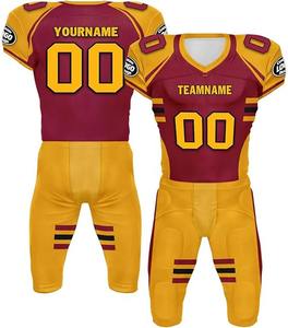 Fabricants de maillots de football américain classiques personnalisés avec service OEM Maillot d'équipe de football de rue en maille respirante à sublimation - Product Image 3