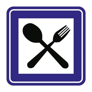 Panneau de signalisation routière réfléchissant B-28 pour utilisation dans les restaurants - Product Image 3