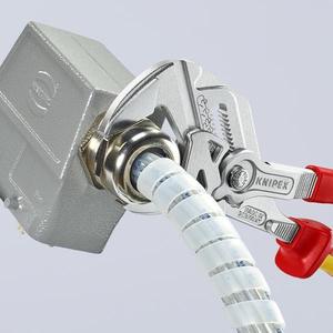 Outil unique Knipex avec pince et clé, poignées multi-composants chromées testées VDE, poignées isolées - Product Image 2