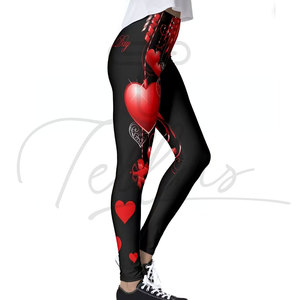 Leggings de Mujer con Estampado Transpirable y Cintura Alta Elástica de Última Moda con Función de Secado Rápido y Largo Completo - Product Image 6