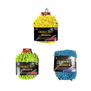 Gant de lavage de voiture en chenille pour le polissage Vente à chaud Gant en microfibre non allergène SOFT99 JP - Product Image 1