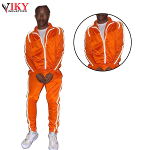 Wholesale Custom Made Colorful Side Stripe Reflective Tracksuits New Design Reflective Stripe Tracksuits by VIKY INDUSTRIES - Product Image 5
