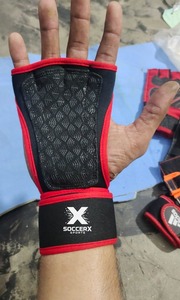 Gants de sport en daim respirant unisexe à demi-doigts, design personnalisé, musculation, haltérophilie, entraînement physique - Product Image 4