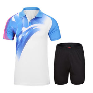 Conjuntos de Uniformes de Tenis para Mujer, Camisetas de Tenis Deportivas de Manga Corta de Secado Rápido, 100% Poliéster - Product Image 6
