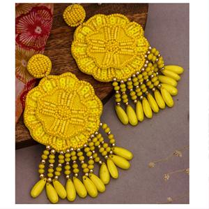 Pendientes de Bisutería con Cuentas de Semillas, Pendientes Bordados con Múltiples Cuentas, Joyería Festiva para Mujer al Mejor Precio - Product Image 4