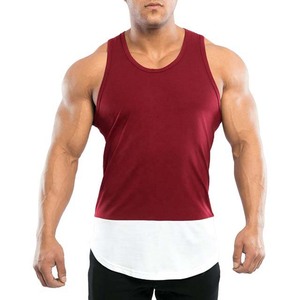 Workout Gym Fitness Fashion New Design <b>Singlet</b> Tank Tops Sportswear Contrast Color Tank Tops Summer Men's Clothing High Street - Product Image 4