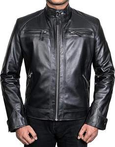 Explore nuestras chaquetas de moda de cuero de alta calidad para hombre, puede diseñar sus propios estilos de manga larga a un precio económico - Product Image 4