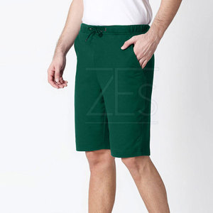 Shorts de sport pour hommes fabriqués en usine, design personnalisé avec votre propre logo, 100% coton, uni, décontracté, confortable, vêtements de fitness, séchage rapide - Product Image 2