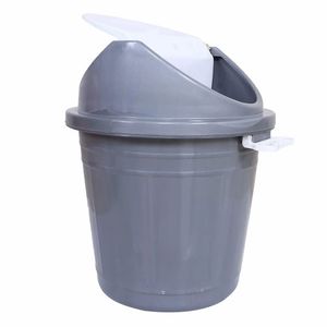 Cubo de Basura Redondo de Plástico con Tapa Abatible y Asa, 21-25L, para Oficina, Hogar, Hospital, Duradero, Fácil de Limpiar, Venta al por Mayor - Product Image 4