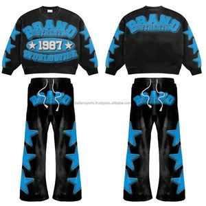 Vente en gros de survêtements dames pulls survêtements femmes survêtements d'hiver 2 pièces pantalons ensembles de vêtements ensembles de joggings unisexes - Product Image 1