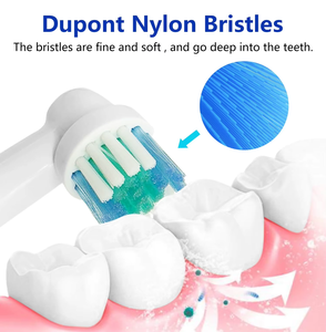 Soft Dupont Bristles 16-Piece Brush <b>Head</b> Set for Electric <b>Toothbrush</b>-Hotel & Household Use 1 Year Warranty - Product Image 5