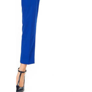 Pantaloni Eleganti da Donna Calvin Klein Blu a Vita Alta e Gamba Dritta, Taglia 2, Casual, Traspiranti e Antipiega - Product Image 3