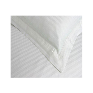 Ropa de cama de hotel Color blanco 100% Tela de algodón King Queen Size Sábana - Product Image 4